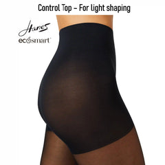 Hanes EcoSmart® Women's Sheer Top Tights – Shaping Hosiery – Control Top