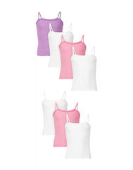Hanes Toddler Girls' Cami Pack, 7-Pack, Cotton Blend Tank Top