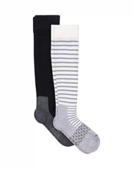 Hanes Absolute Wellness Women's Over-the-Calf Socks, Mild Graduated Compression, 2-Pairs