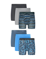 Hanes Originals SuperSoft Boys' Underwear Boxer Brief Pack, 6-Pack, Moisture Wicking, Theme Pack
