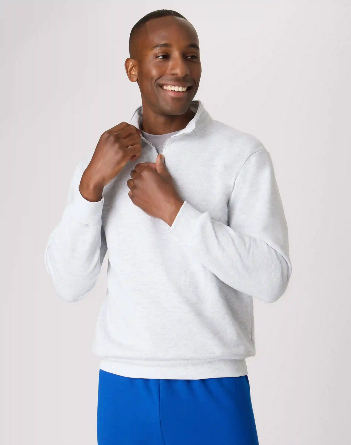 Hanes EcoSmart Men’s Fleece Quarter-Zip Pullover