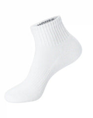 Hanes Unisex Plain White Socks Pack, 6 Pairs, Ankle Socks
