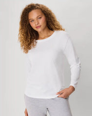 Hanes Originals Tri-Blend Women's Long Sleeve T-Shirt, Relaxed Fit