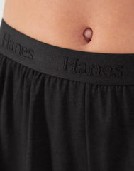 Hanes Originals Women's SuperSoft Comfywear Sleep Shorts, 3.25"