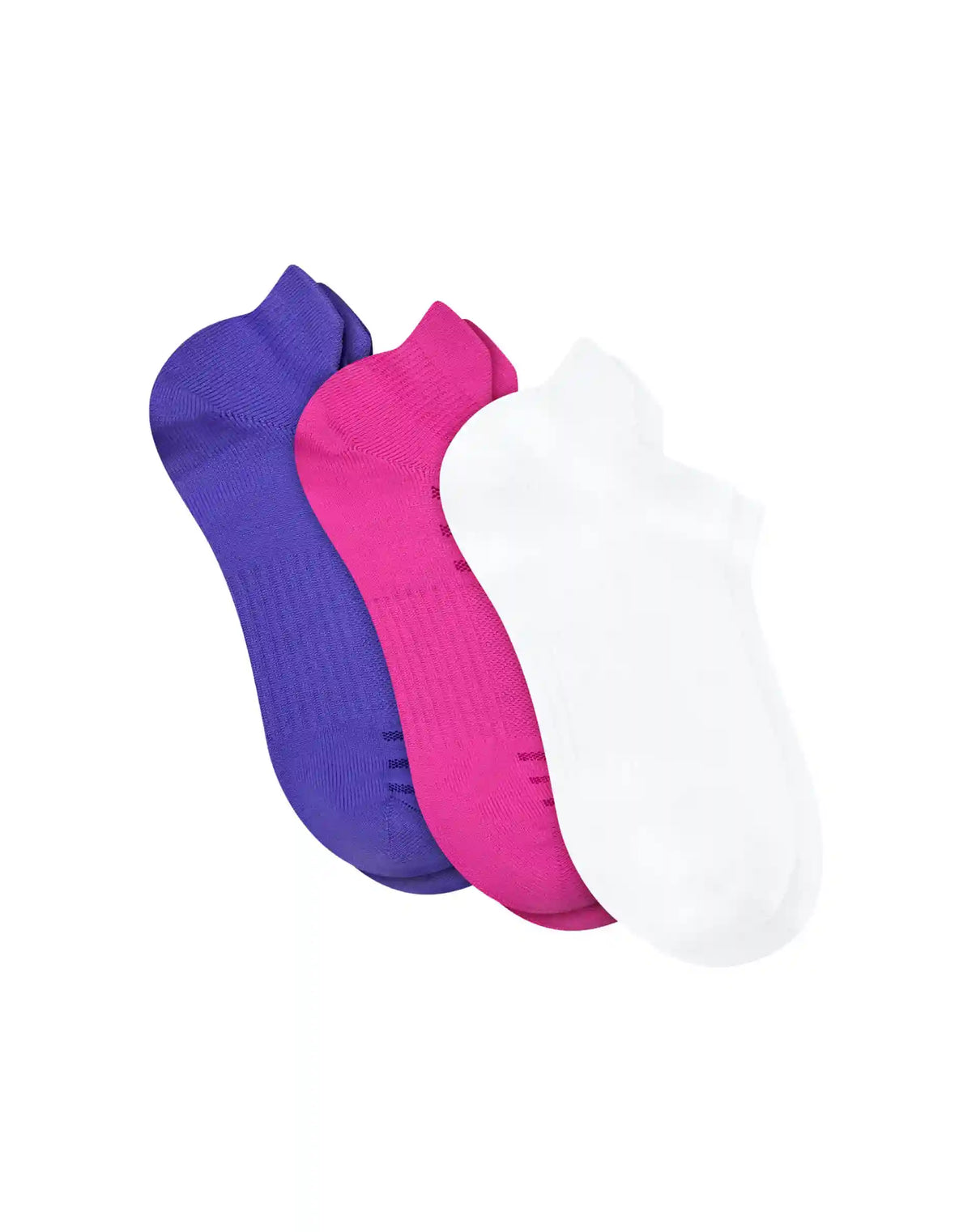 Hanes Moves Women's Seamless Stretch No Show Tab Socks, 3-Pairs