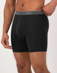 Hanes Men's Comfort Flex Fit® Ultra Soft Cotton Stretch Boxer Briefs 3-Pack