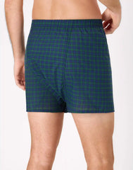 Hanes Ultimate Men's Underwear Boxers Pack - 4-Pack - Cotton Blend -Moisture-Wicking - Tartan