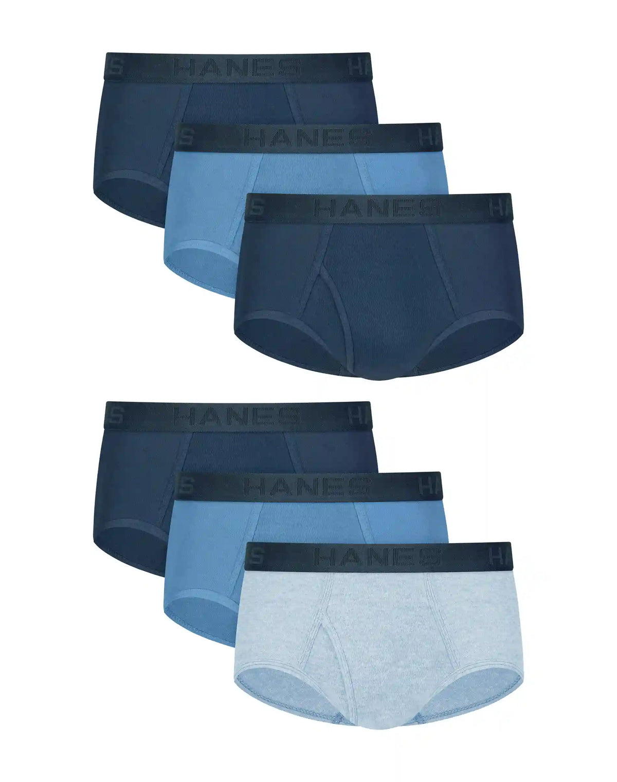 Hanes Ultimate Men's Underwear Briefs Pack - 6-Pack - ComfortSoft Moisture-Wicking - Cotton