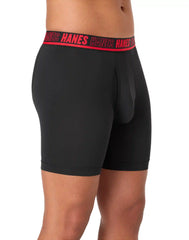 Hanes Ultimate® Moves® Men's Underwear Boxer Briefs Pack – 3-Pack – X-Temp™ Performance Total Support Pouch® Stretch