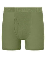 Hanes Originals SuperSoft Boys' Underwear Boxer Brief Pack, 6-Pack, Moisture Wicking, Assorted Solids