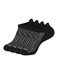 Hanes Absolute Run Men'sSocks Pack, 4-Pair Pack, Heel-Shield Tab, Moisture Wicking