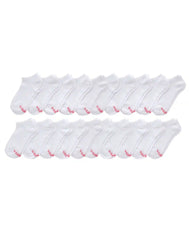 Hanes Girls' No Show Socks, Super Value Pack, 20-Pairs