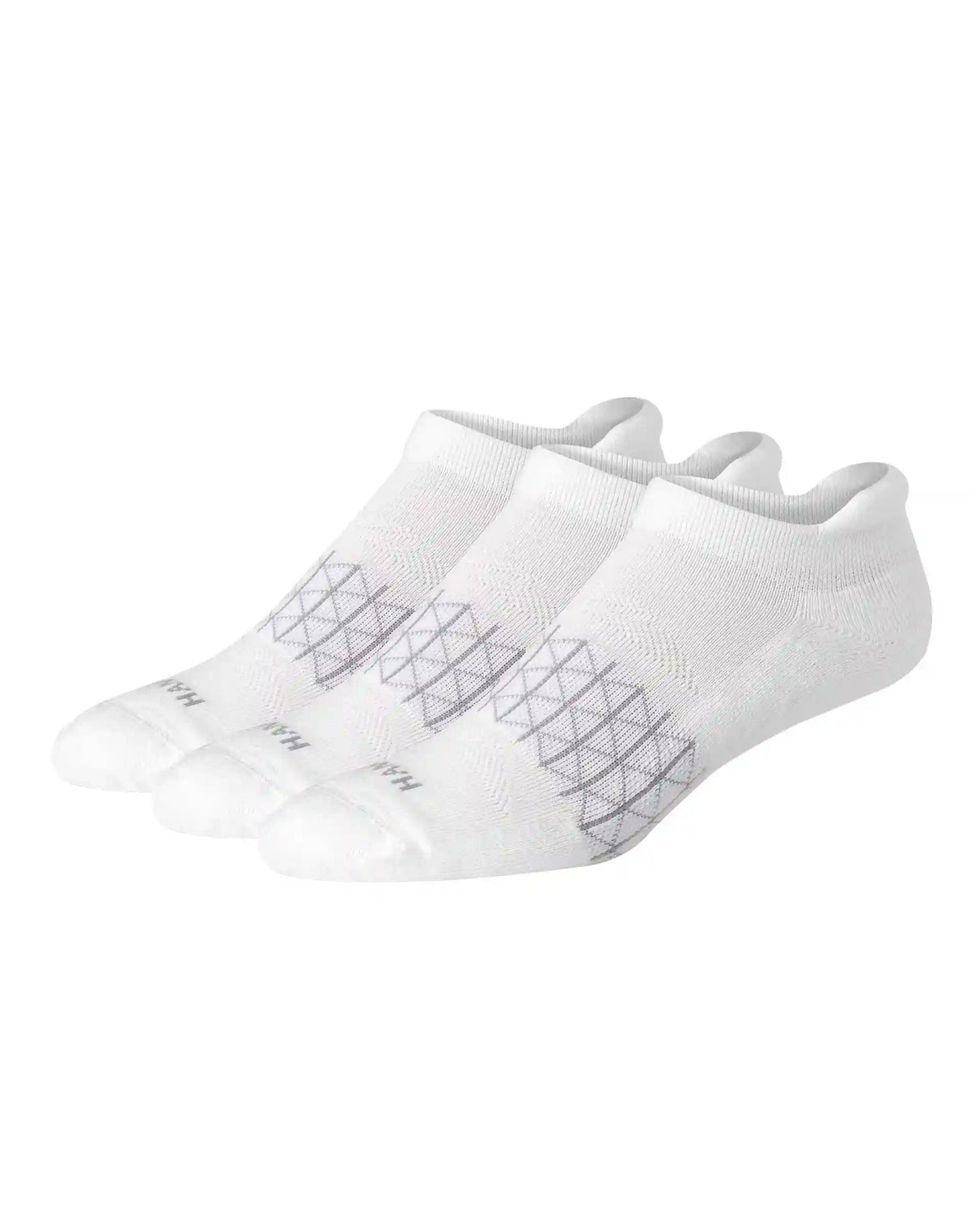 Hanes Absolute Active Men’s Cushioned Heel Shield Socks, Shoe Sizes 6-12, 3-Pairs