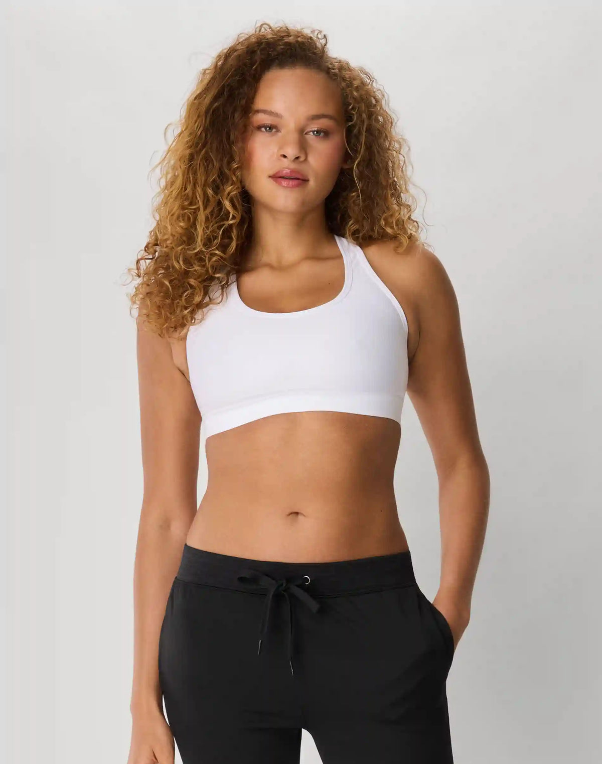 Hanes Sport Women's Racerback Sports Bra with Compression