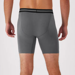 Hanes Perfect Flex Men's Boxer Brief Underwear, Lightweight & Breathable, Grey, 1-Pack