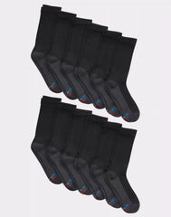 Hanes Men's FreshIQ® X-Temp® Active Cool® Big and Tall Crew Socks 12-Pack