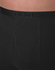 Hanes Ultimate Big Men's ComfortBlend Boxer Brief Underwear, Black/Grey, 3-Pack (Big & Tall Sizes)