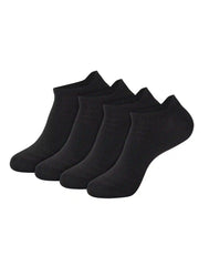 Hanes Moves Men's No-Show Socks Pack, 4-Pair Pack, 360 Stretch, Lightweight, Moisture Wicking