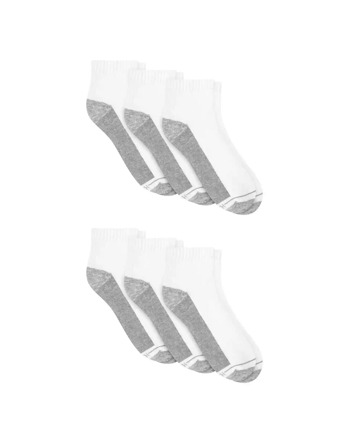 Hanes Ultimate Men's Ultra Cushion Ankle Socks, 6-Pairs