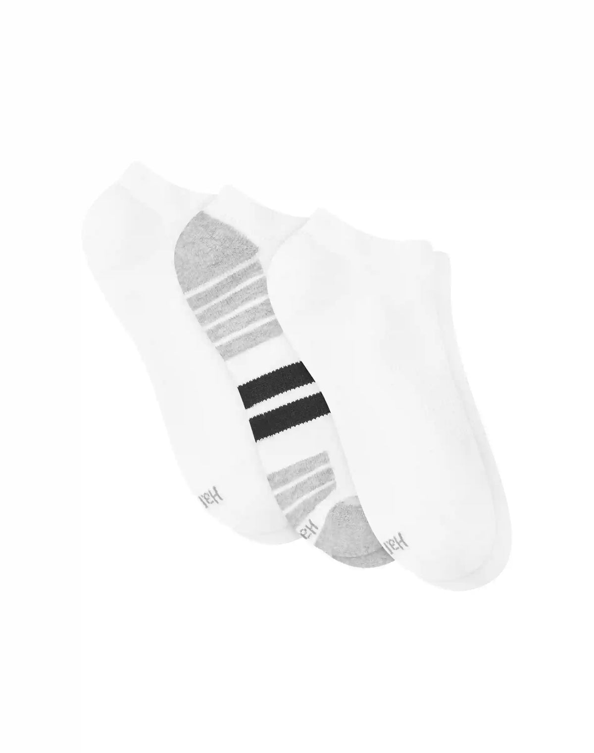 Hanes Cool DRI Men's No Show Socks, 3-Pairs