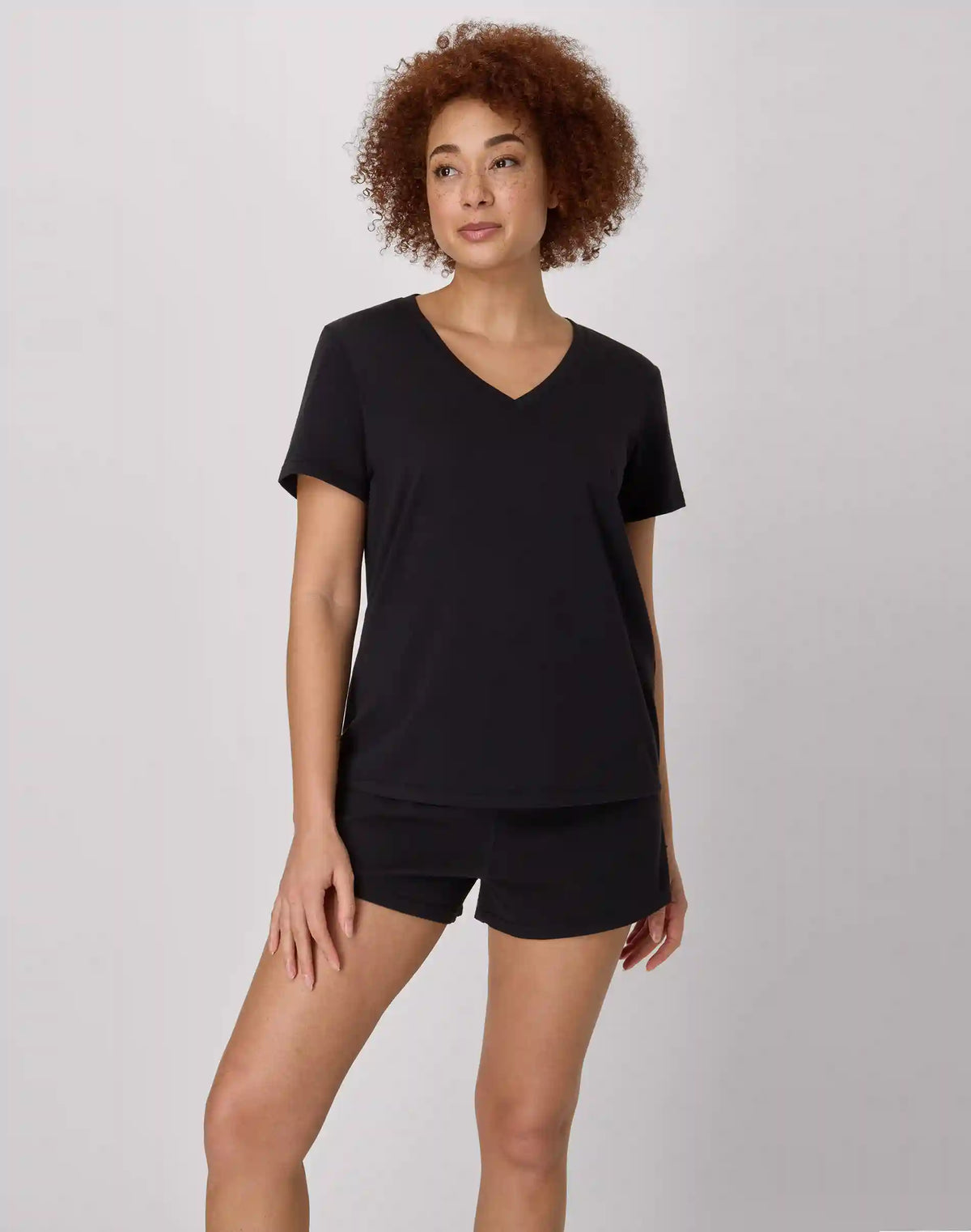 Hanes Originals SuperSoft Comfywear Women's Pajama Set, Loungewear T-Shirt & Sleep Shorts