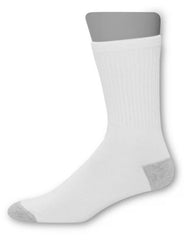 Hanes Men’s Cushioned Crew Socks Pack, 20 Pairs, Lightweight, Moisture Wicking