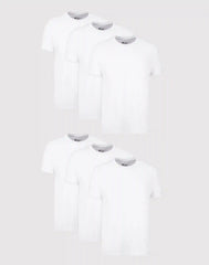 Hanes Men's White Undershirt Pack, 6-Pack, Odor Control