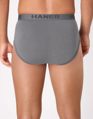 Hanes Ultimate Men's Underwear Briefs Pack - 4-Pack - Cotton-Stretch Underwear - Moisture-Wicking