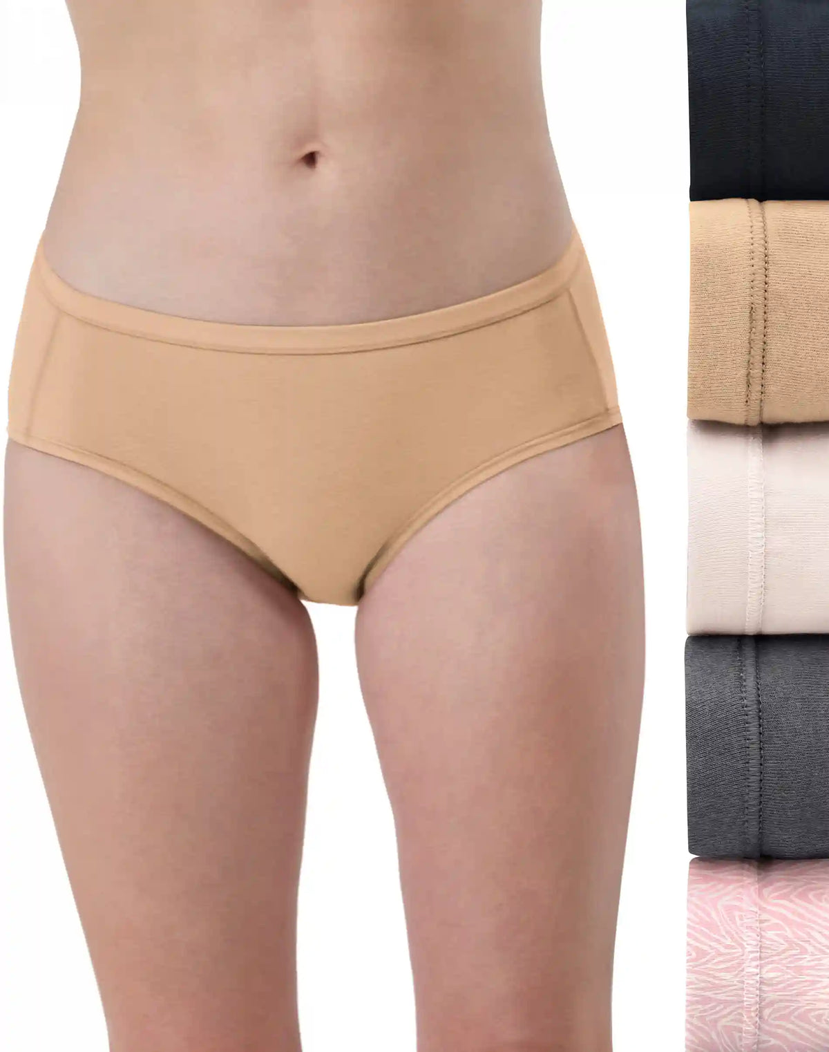Hanes Ultimate ComfortSoft Women’s Hipster Underwear, 5-Pack