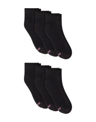 Hanes Ultimate Women's Ankle Socks, Cushioned, 6-Pairs