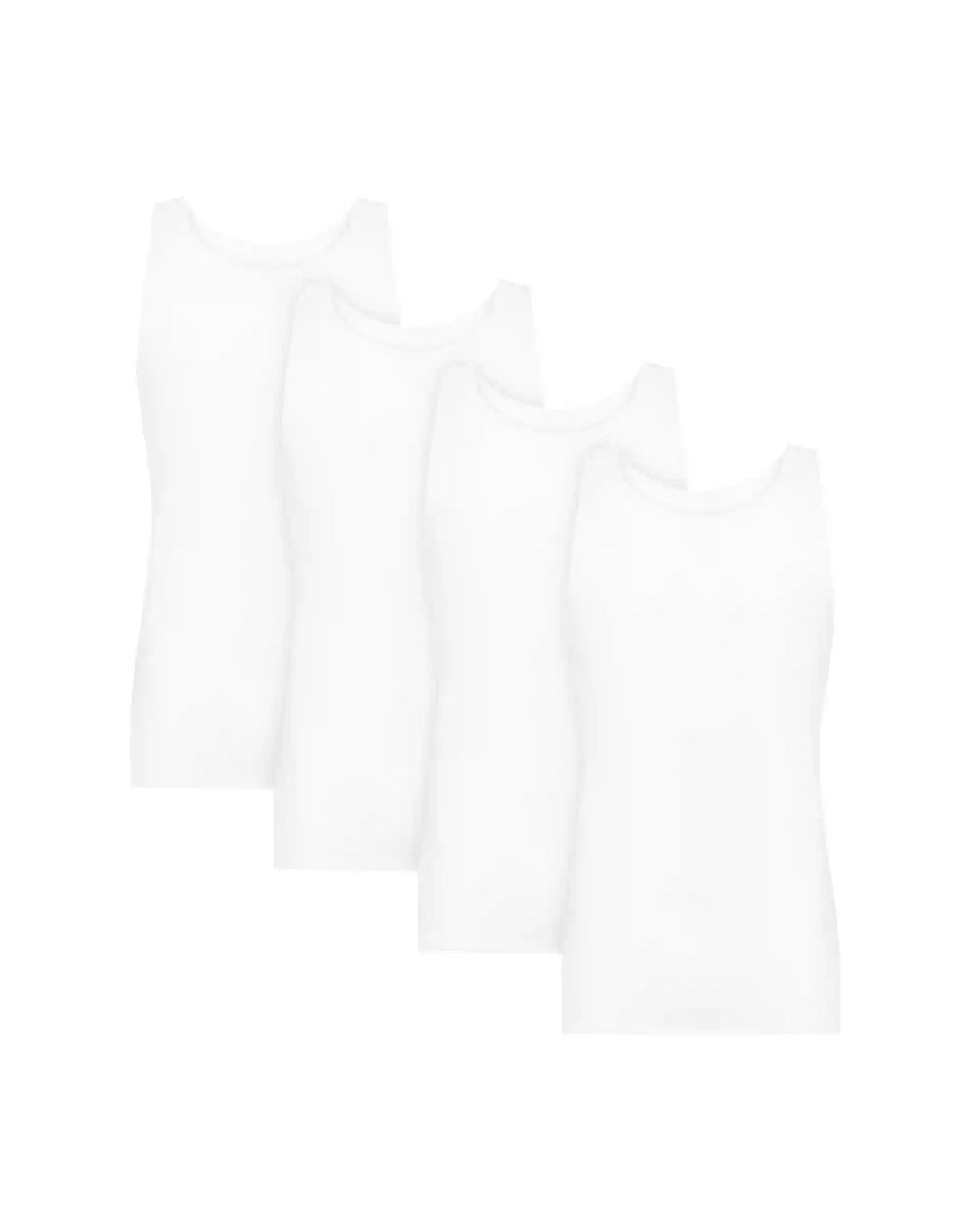 Hanes Big Man Ultimate® ComfortSoft® Men's Undershirts Tanks Pack – 4-Pack – Cool Comfort® Cotton (Big & Tall)