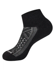 Hanes Absolute Run Men's Socks Pack, 4-Pack, Heel-Shield Tab, Moisture Wicking