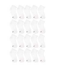 Hanes Boys' Ankle Socks, Super Value Pack, 20-Pairs