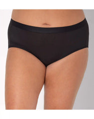 Hanes Just My Size Comfort, Period. Brief Period Underwear, Super Leaks, 2-Pack (PLUS SIZES)