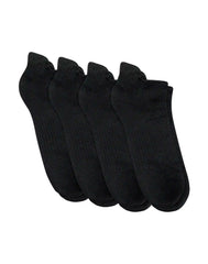 Hanes Moves Men's No-Show Socks Pack, 4-Pair Pack, 360 Stretch, Lightweight, Moisture Wicking