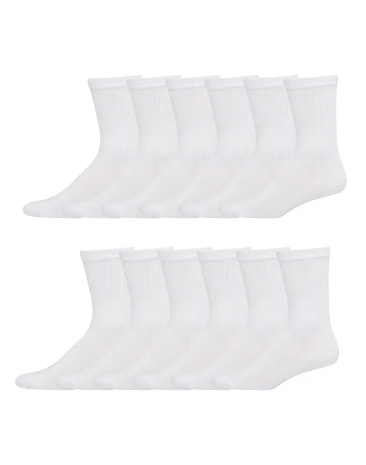 Hanes Men's FreshIQ® X-Temp® Active Cool® Big and Tall Crew Socks 12-Pack