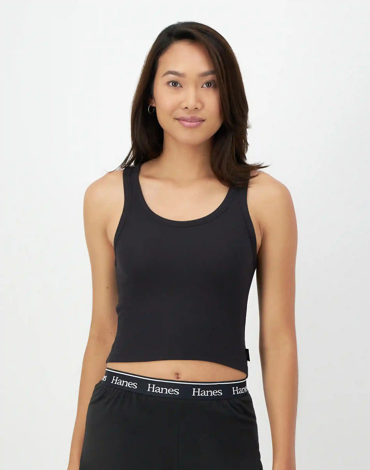 Hanes Originals Comfywear Women's Rib Crop Tank