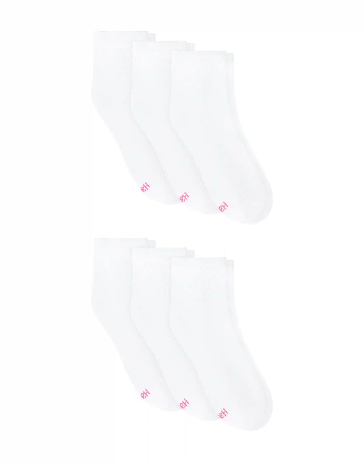 Hanes Ultimate Women's Ankle Socks, Cushioned, 6-Pairs