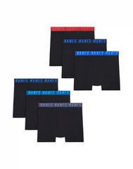 Hanes Moves X-Temp Boys' Underwear Boxer Briefs, 6-Pack, Performance Stretch, Moisture-Wicking