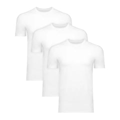 Hanes Men's Sweat Block Crewneck Tee, White, 3-Pack