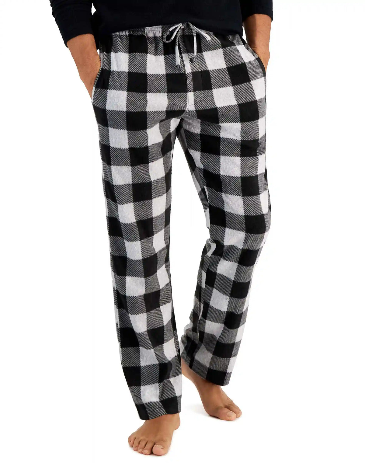 Hanes Men’s Micro Fleece Pajama Set
