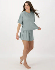 Hanes Comfywear Women's Pajama Set, Loungewear Top & Sleep Shorts