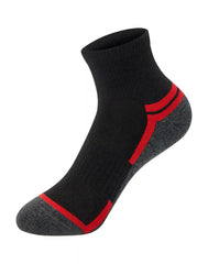 Hanes Moves Boys' Ankle Socks Pack, 10-Pack, Performance X-Temp Moisture-Wicking Kids Athletic Socks