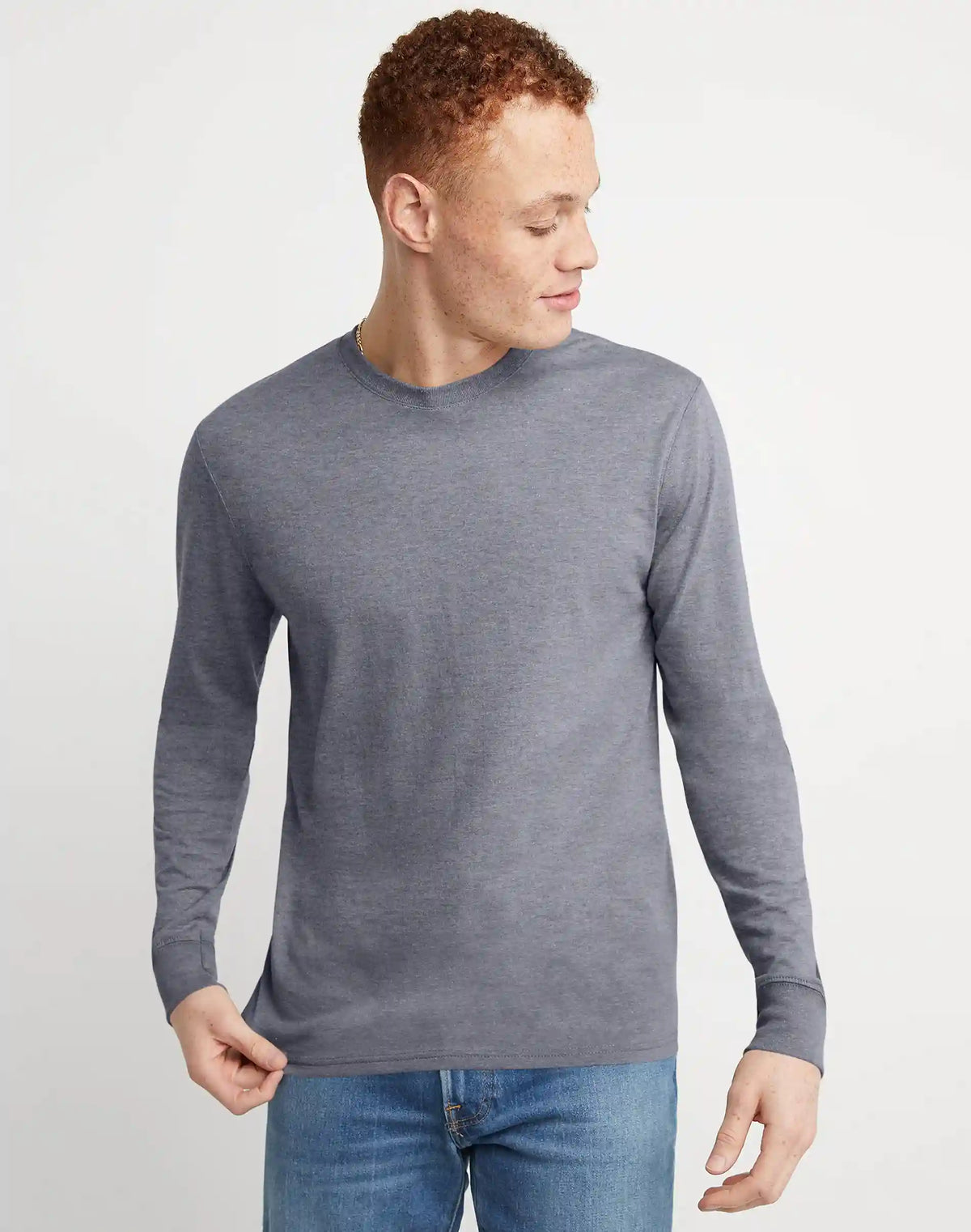 Hanes Originals Men's Long Sleeve Tri-Blend T-Shirt