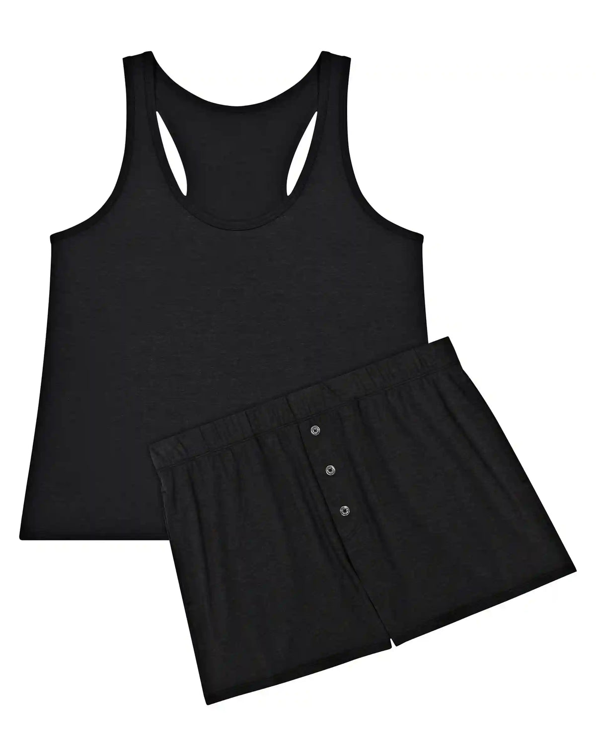 Hanes Originals Comfywear Women's Pajamas Set, Sleep Top & Shorts, Loungewear