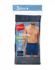 Hanes Ultimate® Comfort Sport Men's Underwear Boxer Briefs Pack – 3-Pack – X-Temp® – Moisture-Wicking Performance