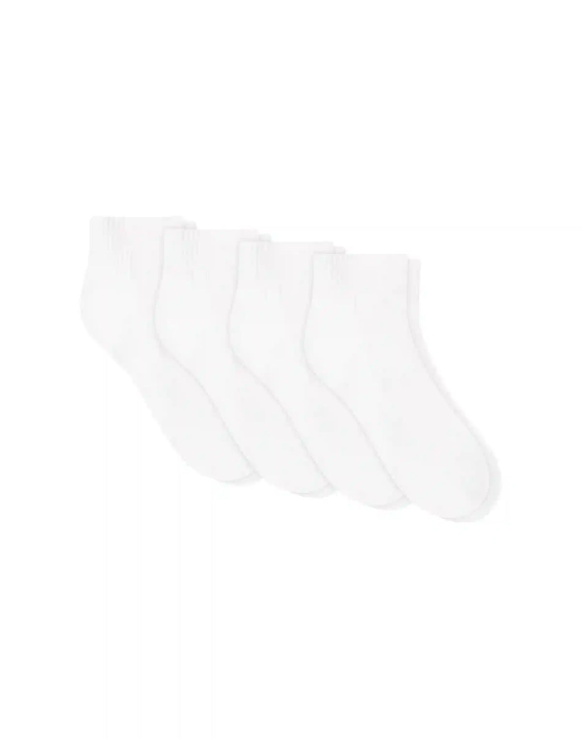 Hanes Moves Impact ZoneMen's Ankle Socks Pack, 4-Pair Pack, Cushioned X-Temp Moisture-Wicking Socks