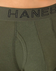 Hanes Ultimate Men's Boxer Briefs Pack - 3-Pack - Cotton-Stretch Underwear - Moisture-Wicking