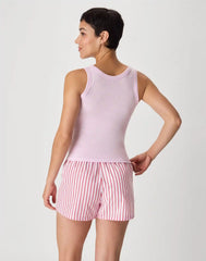 Hanes Originals Women's Comfywear Pajama Set, Sleep Top & Woven Shorts, Loungewear