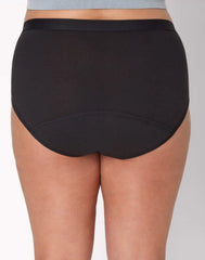 Hanes Just My Size Comfort, Period. Brief Period Underwear, Super Leaks, 2-Pack (PLUS SIZES)